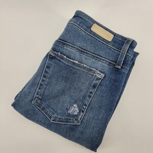 Adriano Goldschmied Farrah Skinny Ankle Jeans Size 27R High Rise Distressed